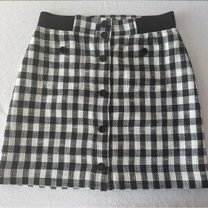 Karl Lagerfeld Black & White Checkered Pencil Skirt | Women’s Size 4 | Casual